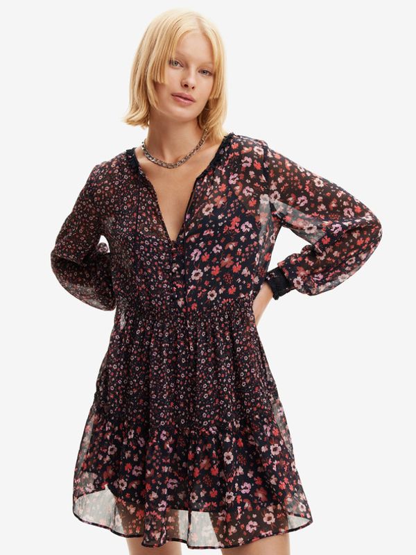 Desigual Desigual Duque Haljina crna