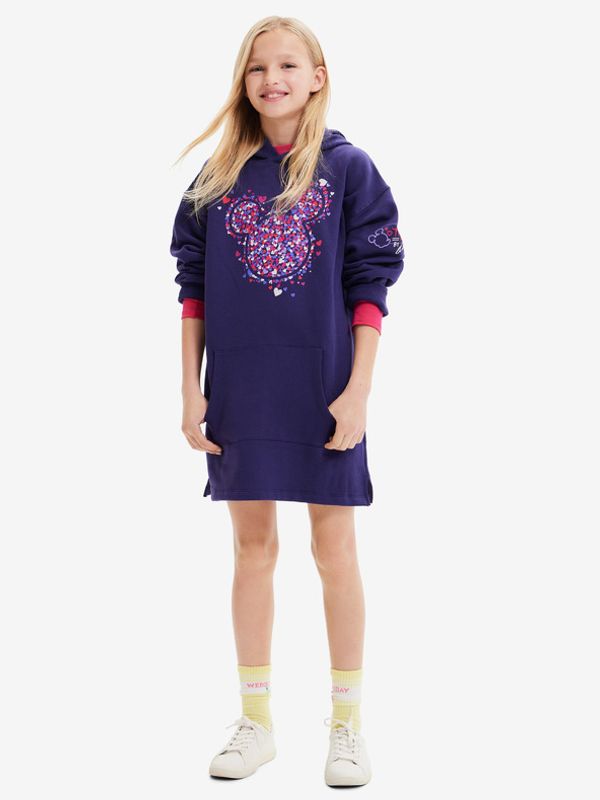 Desigual Desigual Emmline Disney Haljina dječja ljubičasta