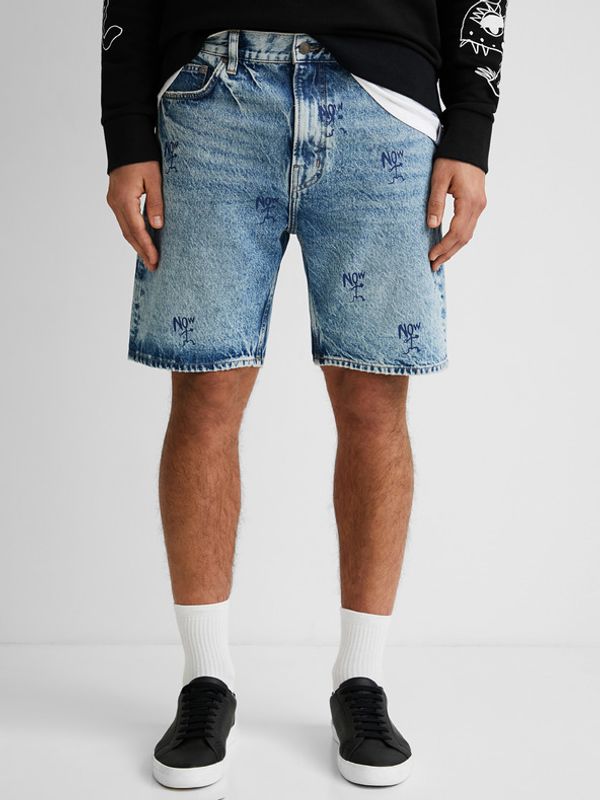 Desigual Desigual Filo Kratke hlače plava