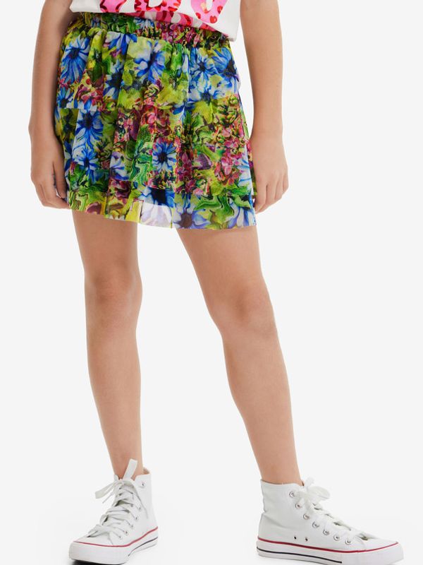Desigual Desigual Garden Suknja dječja zelena
