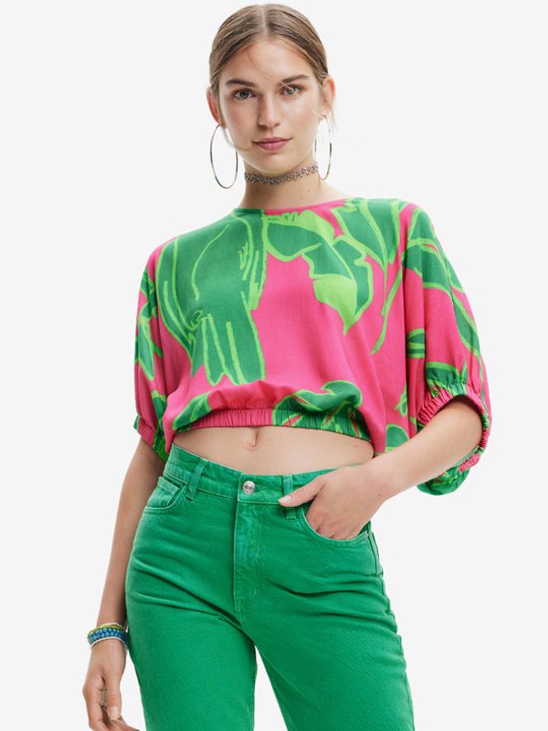 Desigual Desigual Garret Top ružičasta