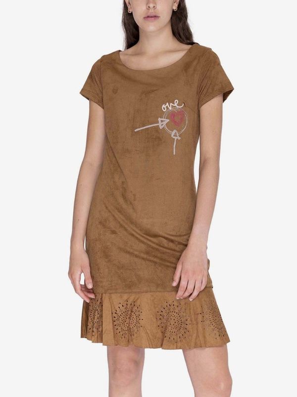 Desigual Desigual Haljina smeđa