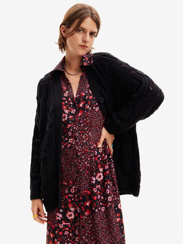 Desigual Desigual Janis Kardigan crna