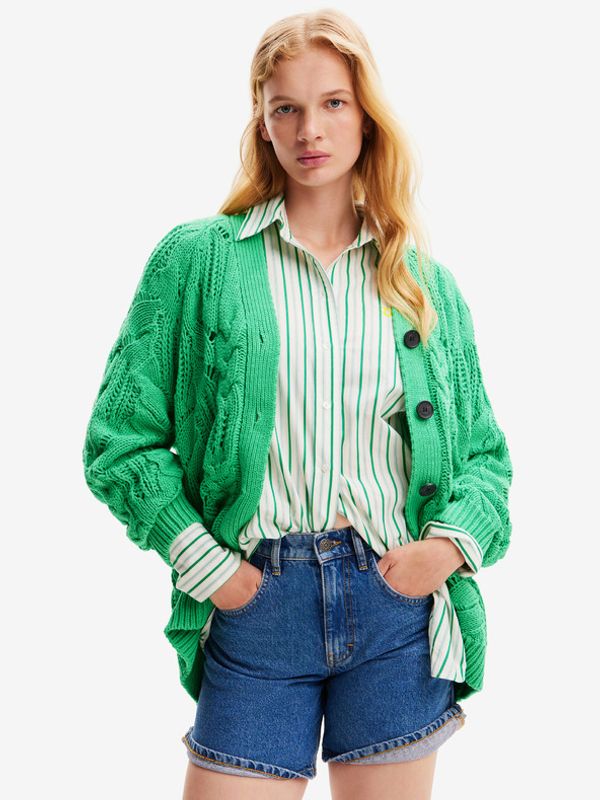 Desigual Desigual Janis Kardigan zelena