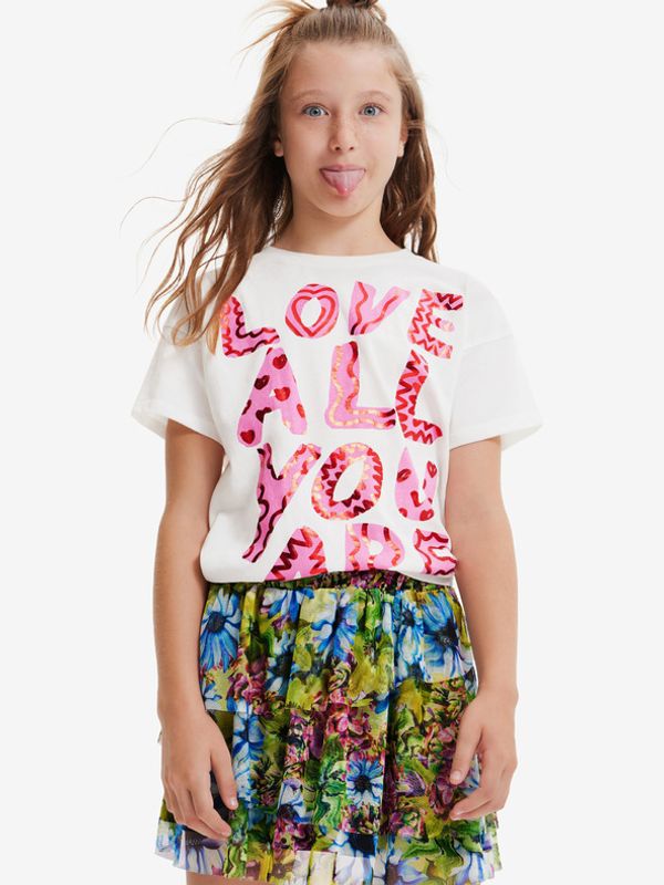 Desigual Desigual Laya Majica dječja bijela
