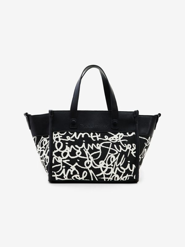 Desigual Desigual Lettering Guimar Mini Torba crna