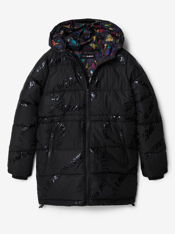 Desigual Desigual Letters Kaput dječji crna