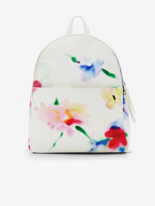 Desigual Desigual Liquidflower Mombasa Mini Ruksak bijela