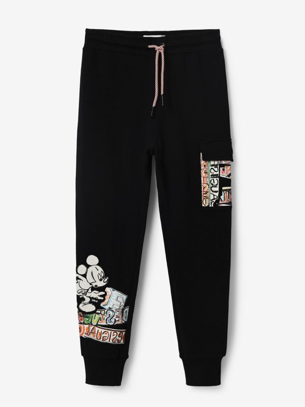 Desigual Desigual Mickey Hlače dječje crna