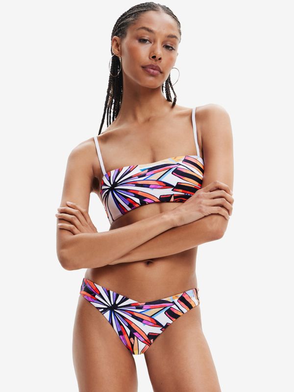 Desigual Desigual Playa Gornji dio kupaćeg kostima bijela