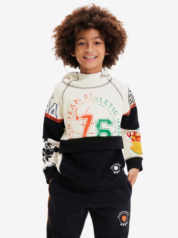 Desigual Desigual Renne Dječja majica sa kapuljačom crna
