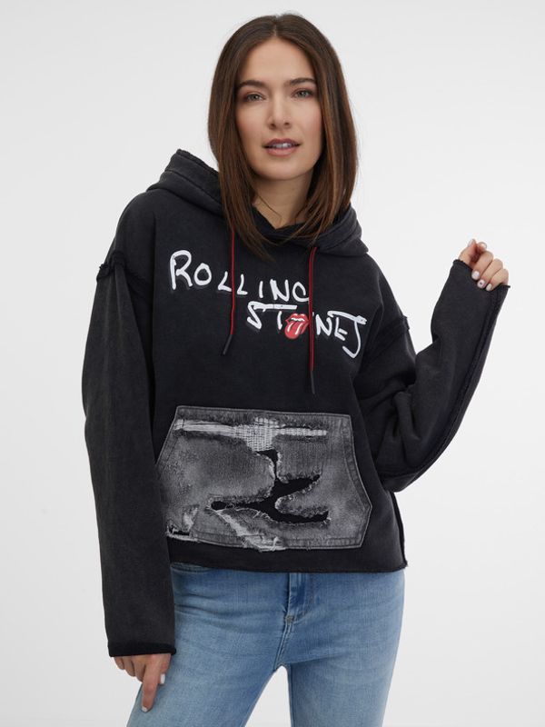 Desigual Desigual Rolling Majica dugih rukava crna
