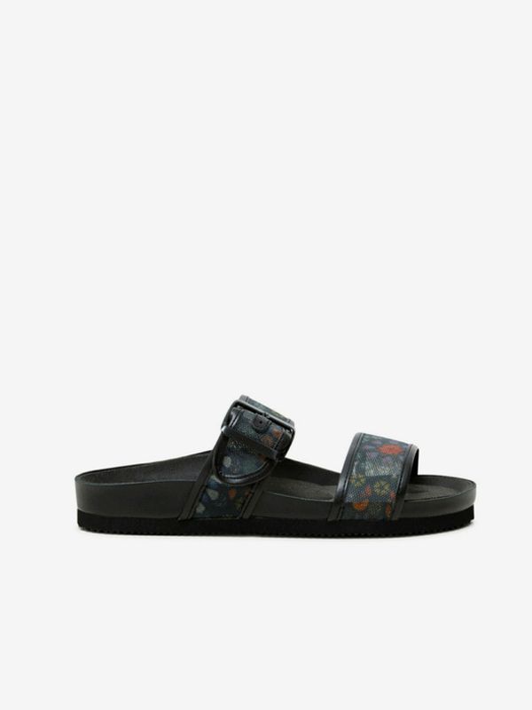 Desigual Desigual Shoes Aries Butterfly Papuče crna