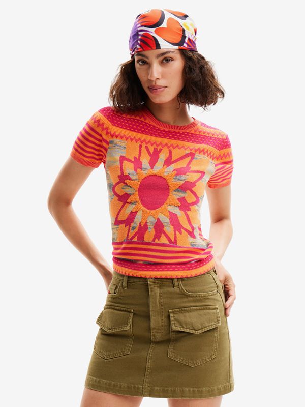Desigual Desigual Sun Blue Majica narančasta