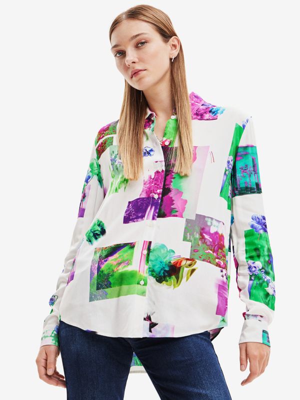 Desigual Desigual Trieste Košulja bijela