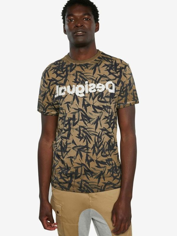 Desigual Desigual TS Cesarion Majica smeđa