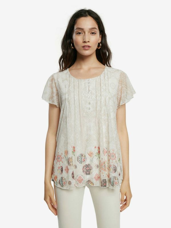 Desigual Desigual TS Norte Majica bijela