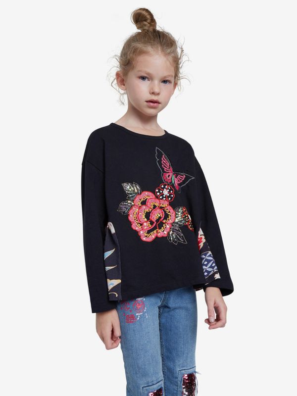Desigual Desigual TS Norwich Majica dječja crna