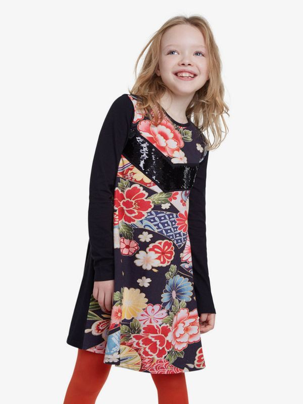 Desigual Desigual Vest Minatitlán Haljina dječja crna