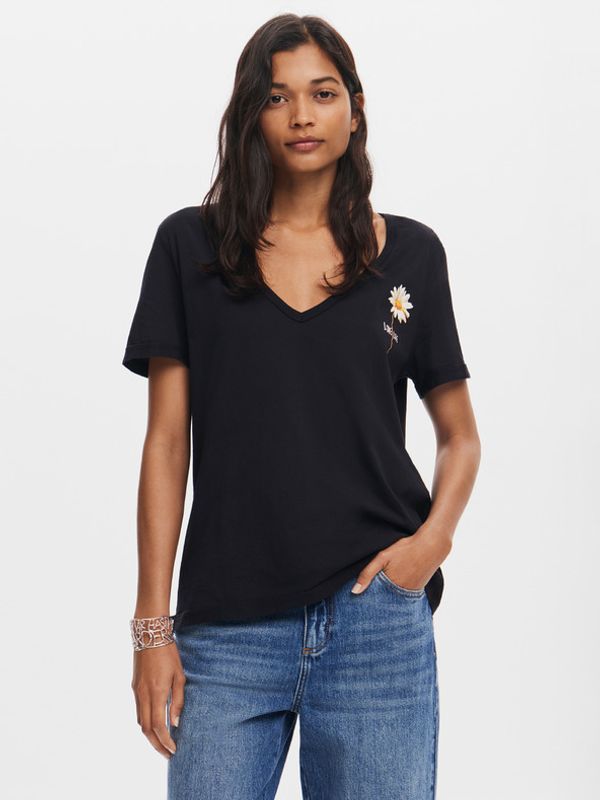 Desigual Desigual Vini Majica crna