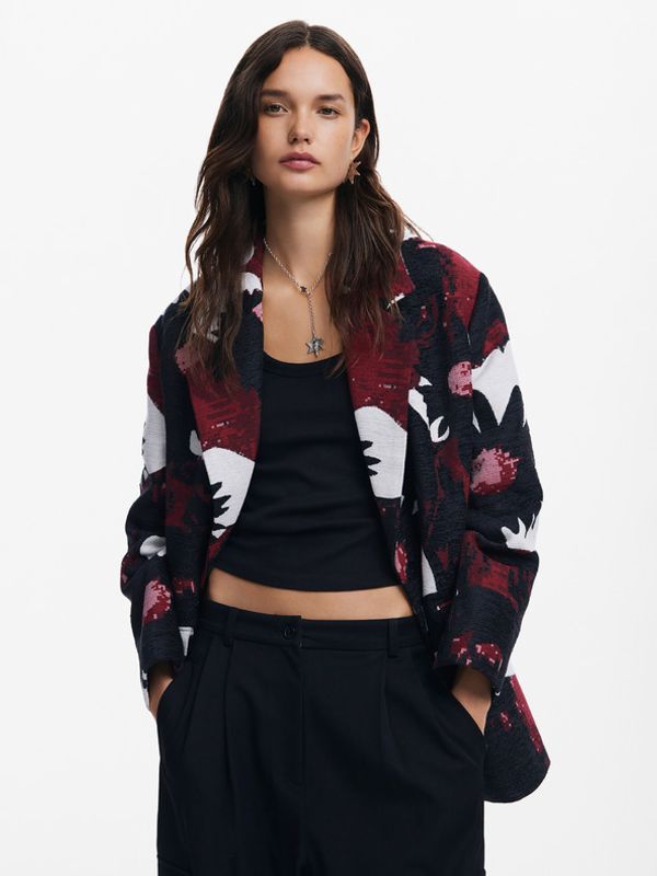Desigual Desigual Winter Daisie Lacroix Kaput crvena