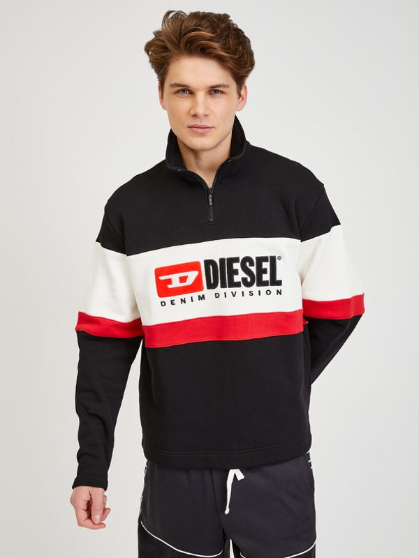 Diesel Diesel Majica dugih rukava crna