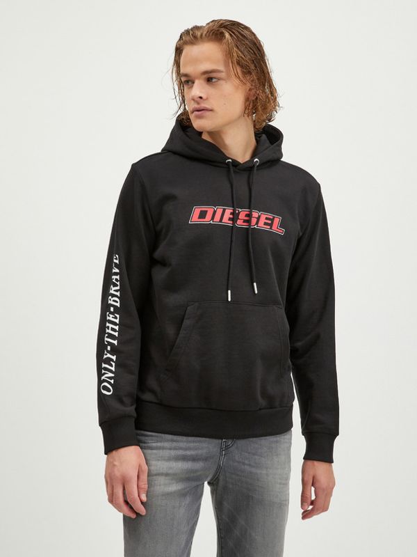 Diesel Diesel Majica dugih rukava crna