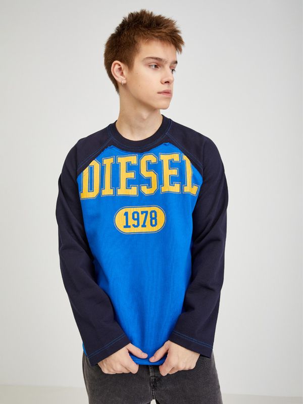 Diesel Diesel Majica dugih rukava plava