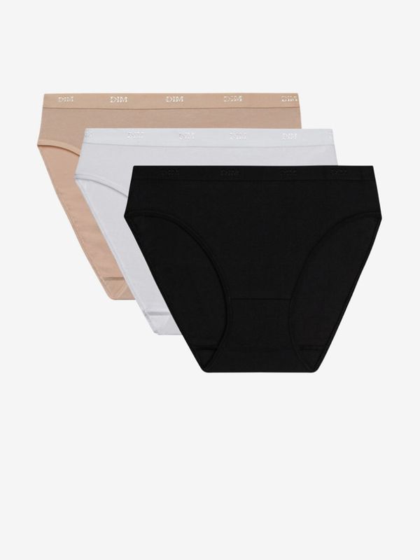 DIM DIM ECO LES POCKETS SLIP 3-pack Gaćice bijela