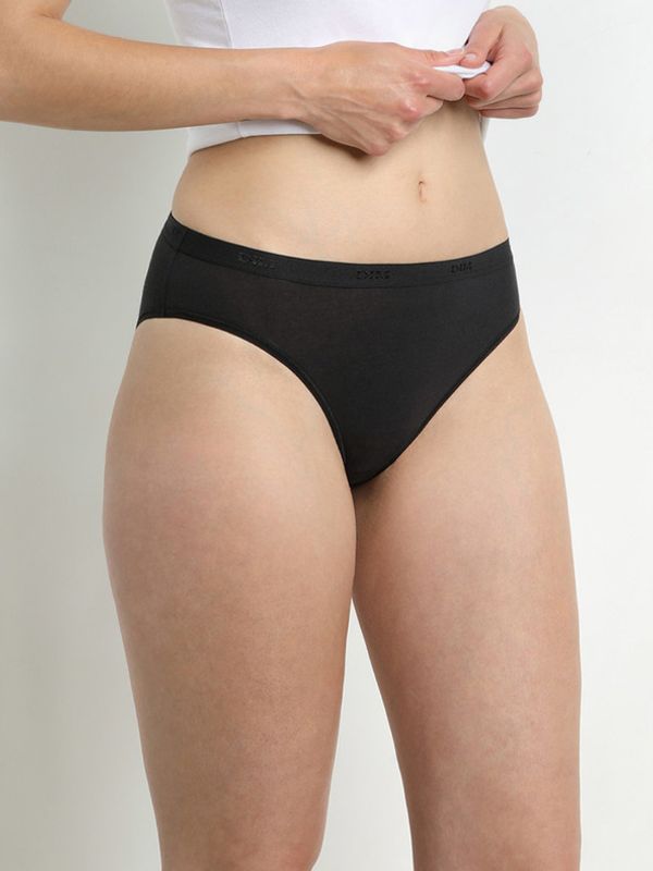 DIM DIM ECO LES POCKETS SLIP 3-pack Gaćice crna