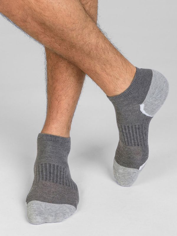 DIM DIM SPORT IN-SHOE 3-pack Čarape siva