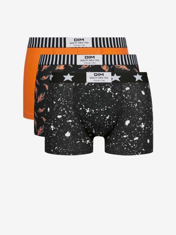 DIM DIM Vibes 3-pack Bokserice crna