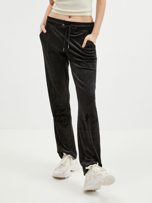 DKNY DKNY Donji dio trenirke crna