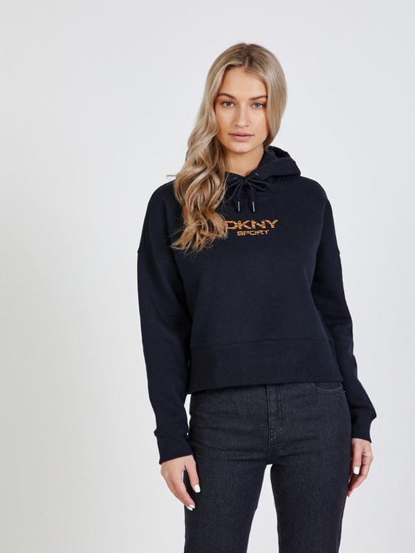 DKNY DKNY Majica dugih rukava crna