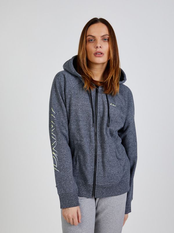 DKNY DKNY Ombre Logo Majica dugih rukava siva