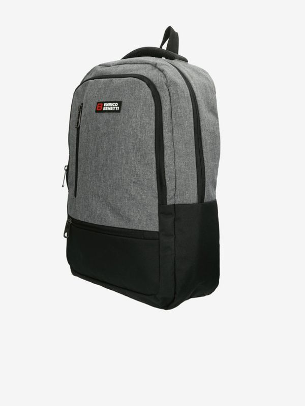 Enrico Benetti Enrico Benetti Hamburg 15" Notebook Light Grey Ruksak siva