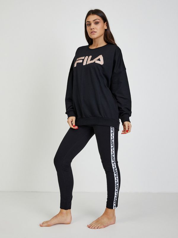 FILA FILA Pidžama crna