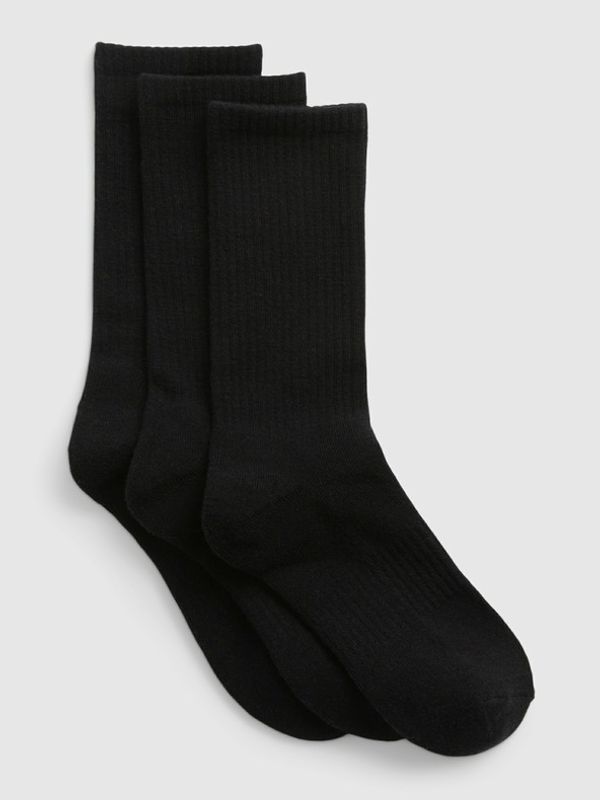 GAP GAP 3-pack Čarape crna