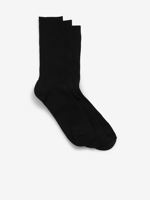 GAP GAP 3-pack Čarape crna