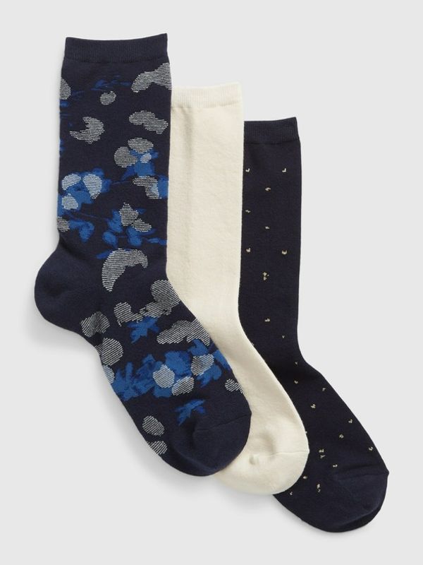 GAP GAP 3-pack Čarape plava