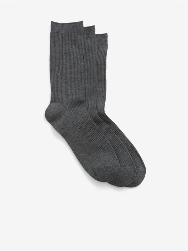 GAP GAP 3-pack Čarape siva