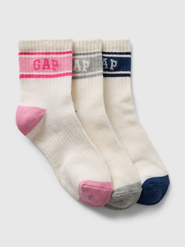 GAP GAP 3 para dječjih čarapa bijela