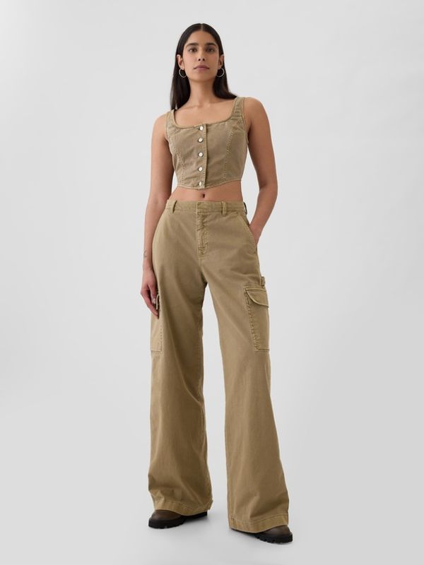 GAP GAP Baggy Cargo Hlače smeđa