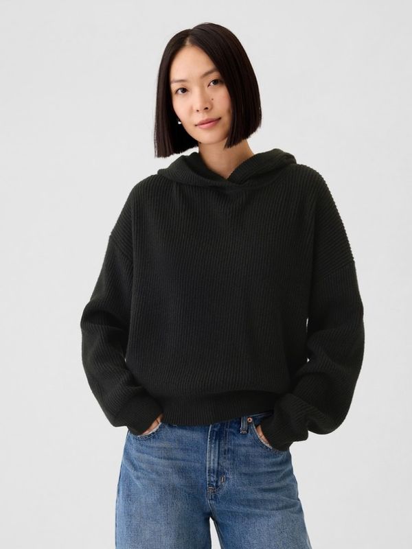 GAP GAP CashSoft Majica dugih rukava crna