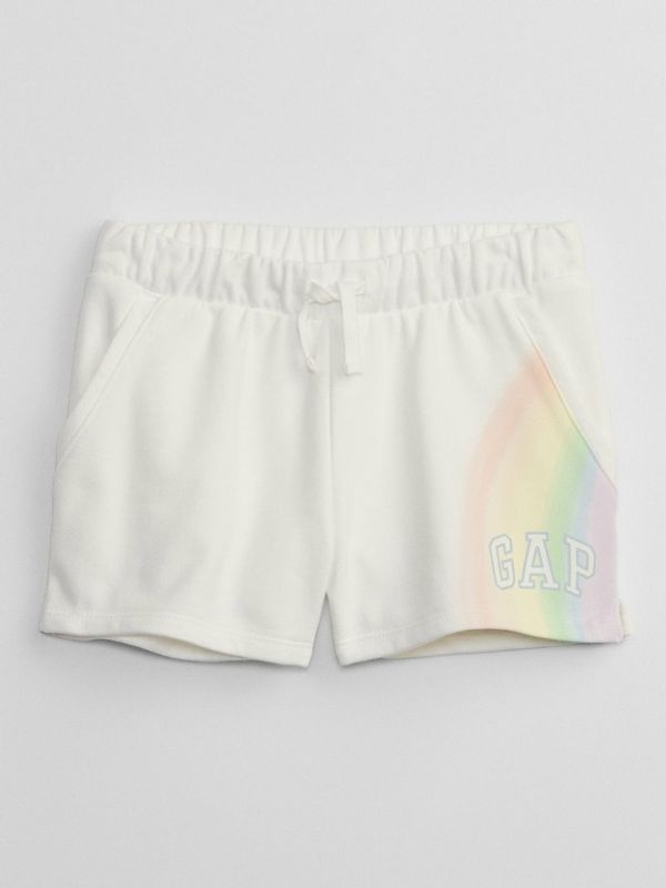 GAP GAP Dječje kratke hlačice bijela