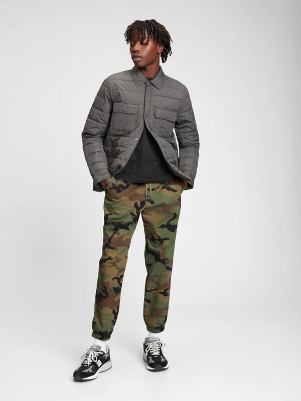 GAP GAP Essential Hlače zelena