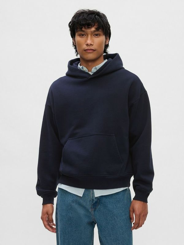 GAP GAP Extra Heavyweight Majica dugih rukava plava