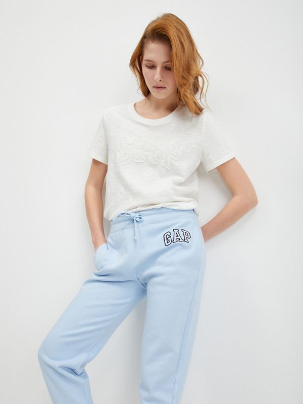 GAP GAP fleece Donji dio trenirke plava