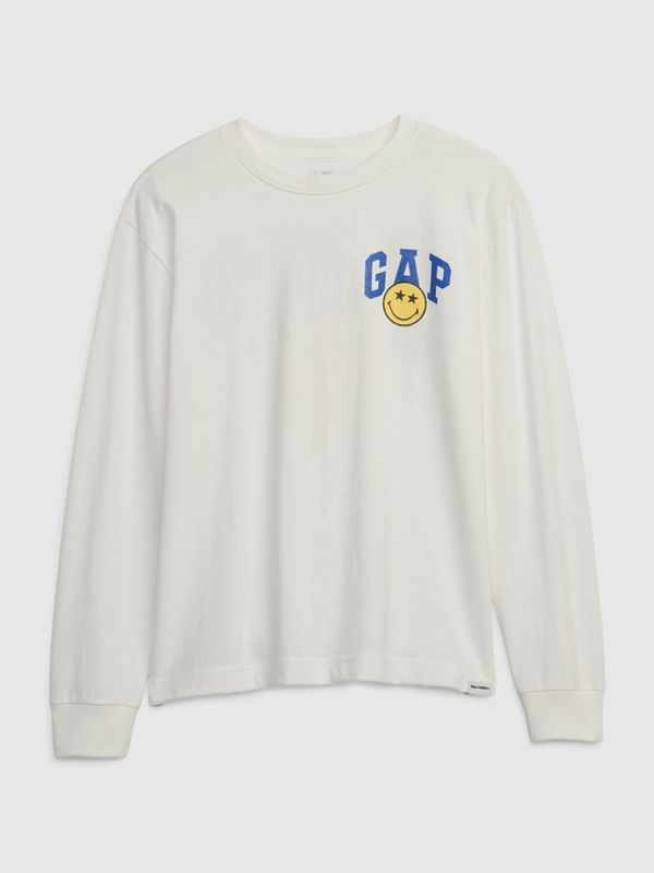 GAP GAP Gap & Smiley® Majica dječja bijela