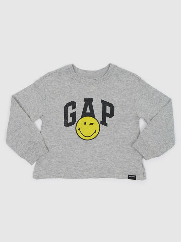 GAP GAP Gap & Smiley® Majica dječja siva